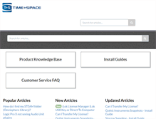 Tablet Screenshot of knowledge.timespace.com